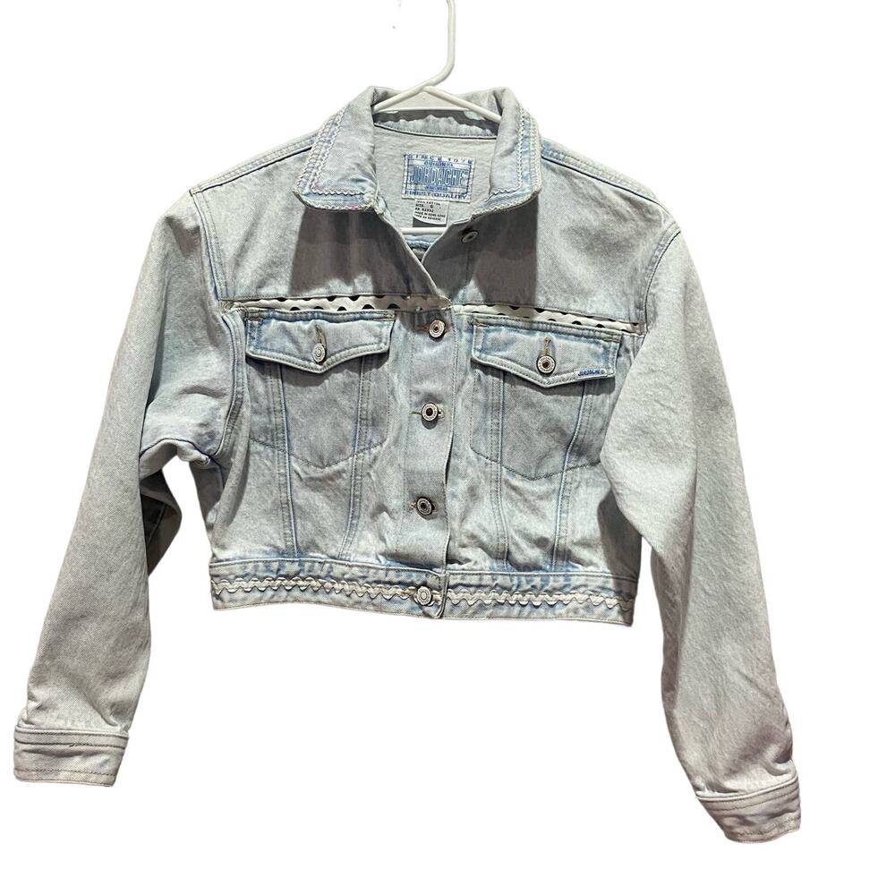 Vintage 80's Jordache cropped Jean Jacket Size Small